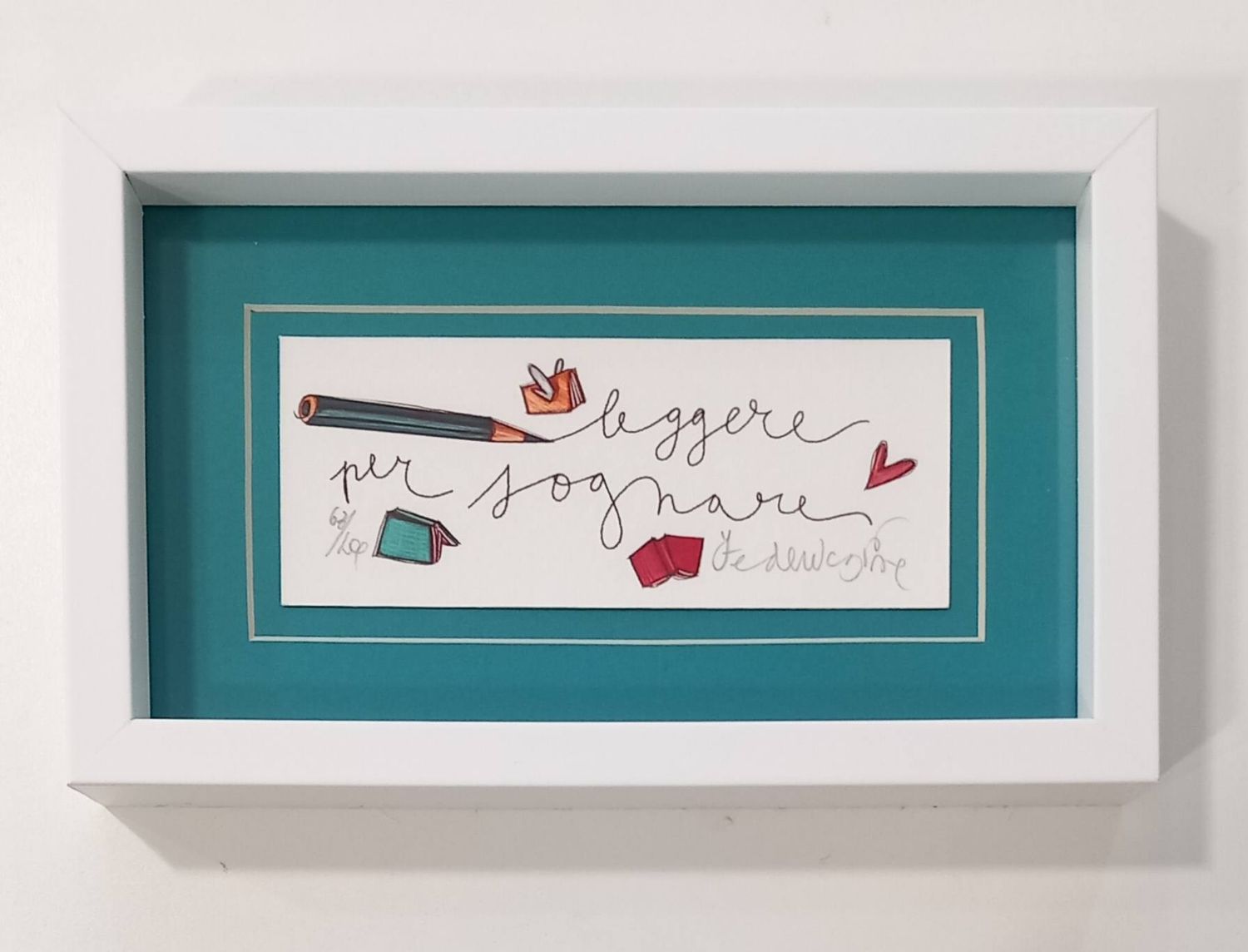 PORRO - Leggere per sognare - con cornice