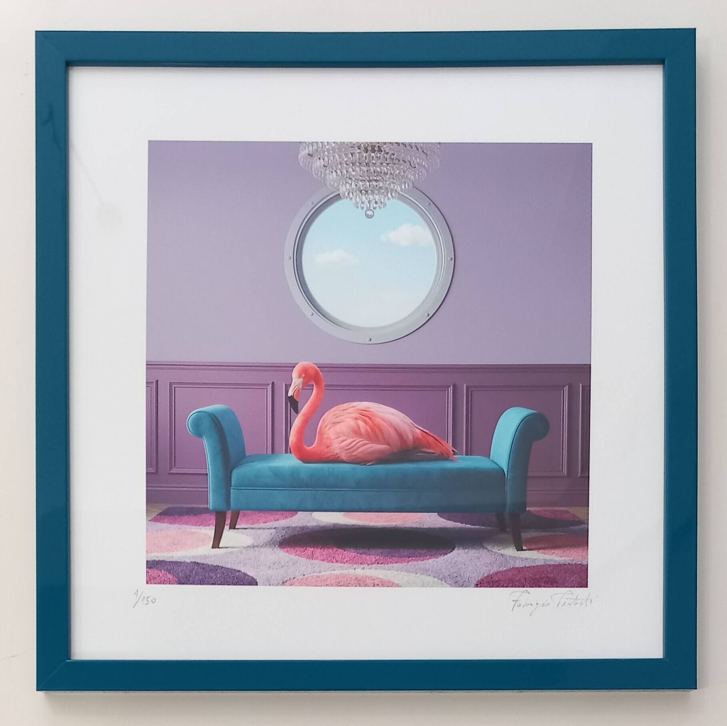 INTONTI - Quiete rosa - con cornice