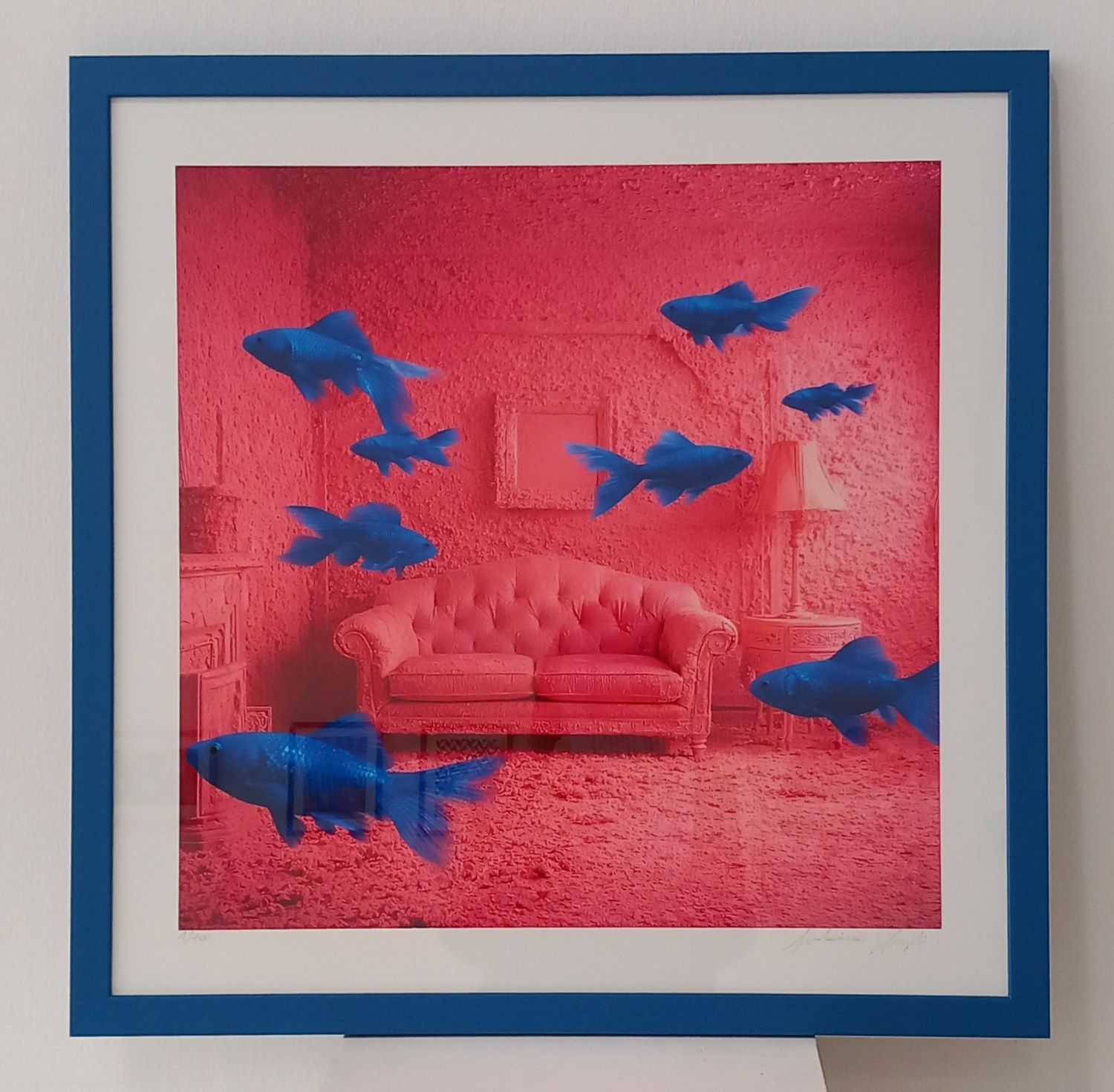 LUGLI - Pink room - con cornice