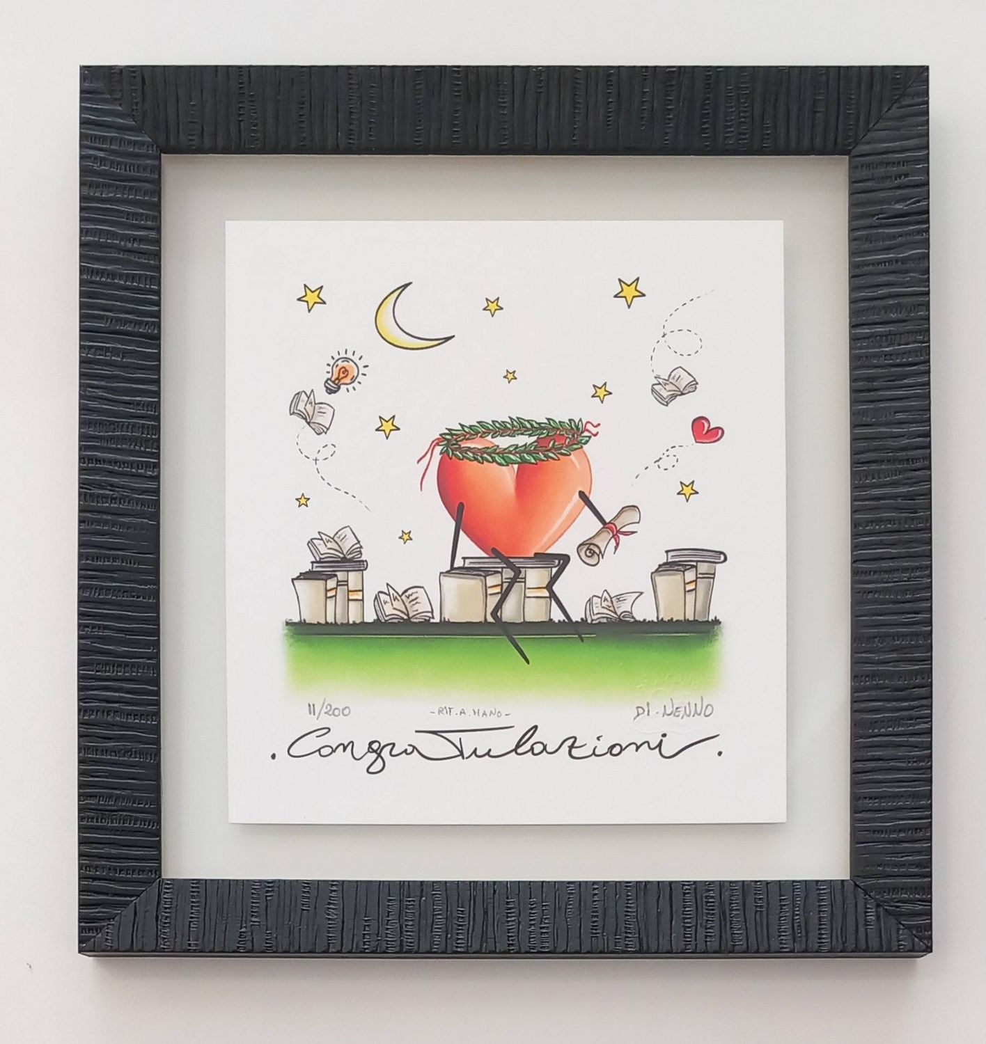 DI NENNO - Congratulazioni - con cornice