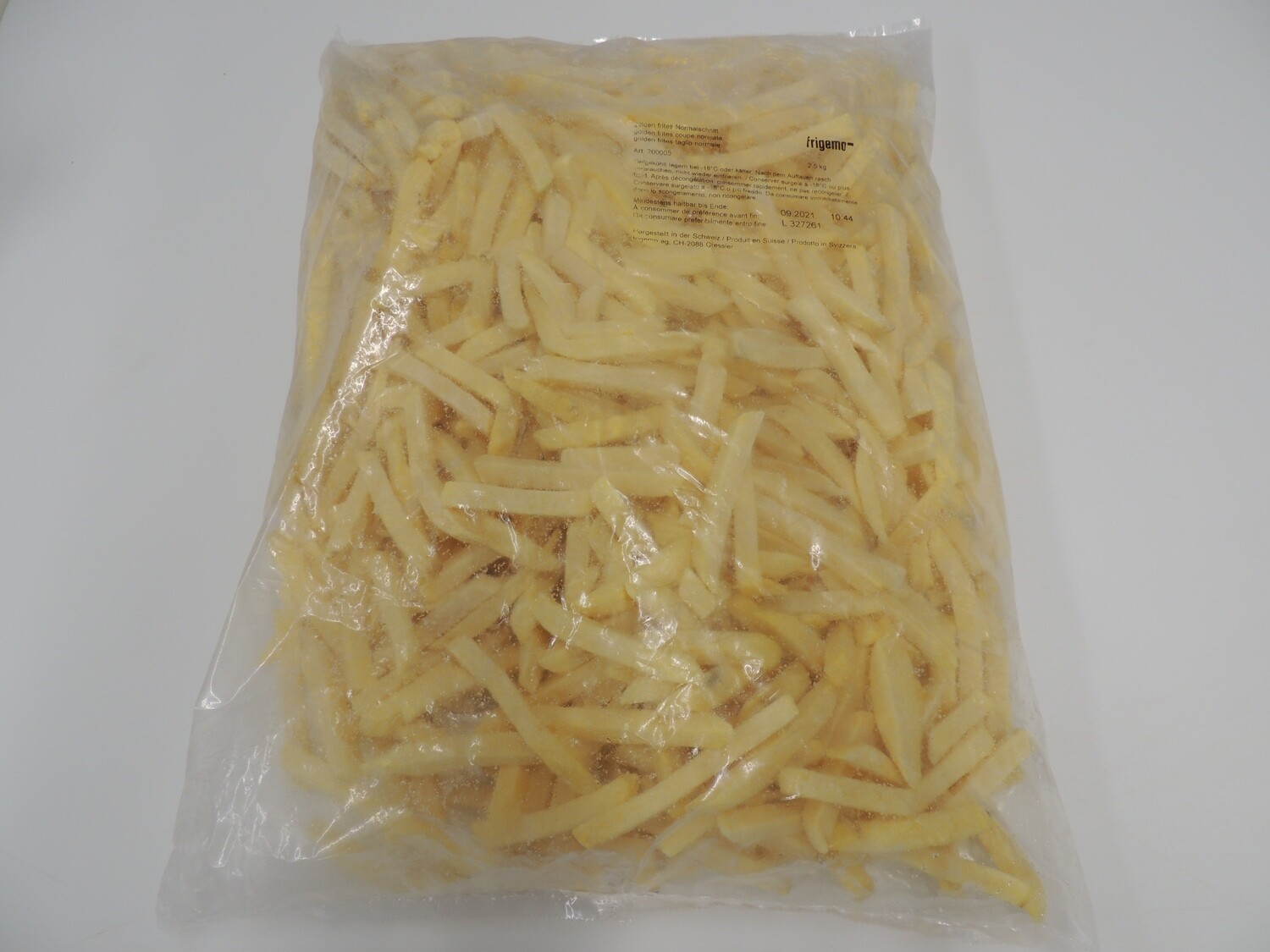 Pommes Frites Karton à 10kg,  tiefgekühlt