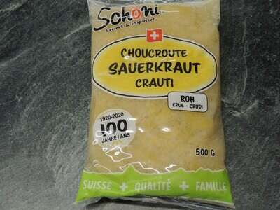 Schöni Sauerkraut, roh