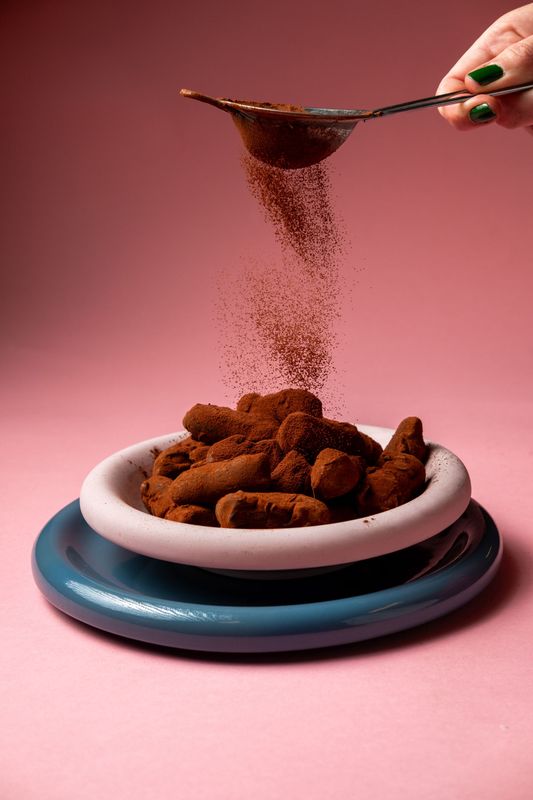 Slagroom truffels