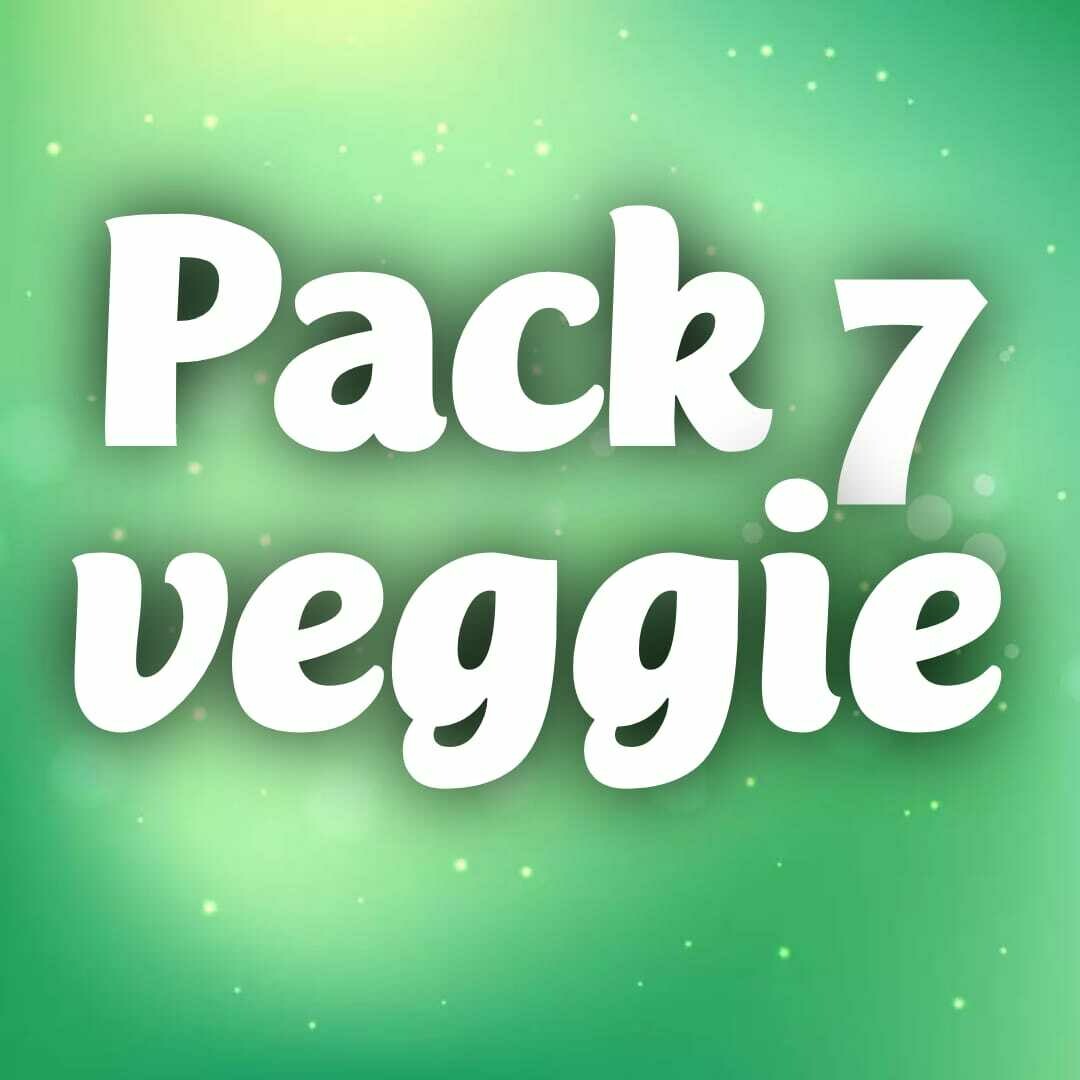 Pack 7 Viandas (Vegetarianas o veganas)