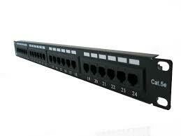 PATCH PANEL CAT5E 24 PUERTOS