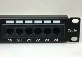 PATCH PANEL CAT6 24 PUERTOS RJ45