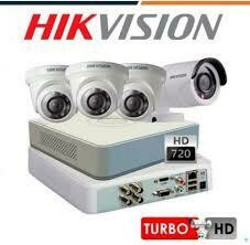 KIT DE 4  CÁMARAS TUBO/ DOMO 720P HIKVISION