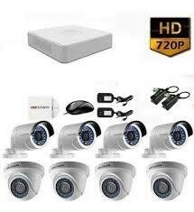 KIT DE 8  CÁMARA TUBO - DOMO 720P 