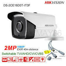 DS-2CE16D0T-IT3 CAMARA TUBO METALICA | 1080P | 40M | IP66