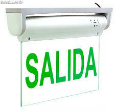 ROTULO SALIDA EMERGENCIA LED