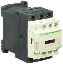 CONTACTOR SCHNEIDER 24 VDC LC1D09BD /AC1  9 AMP. /AC3  25 AMP.