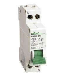 BREAKER DE RIEL 1 POLOS - 6KA/400V.