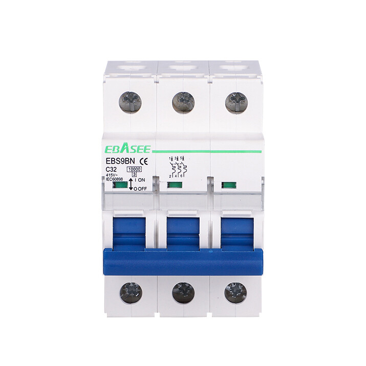 BREAKER DE RIEL 3 POLOS - 6KA/400V.