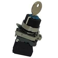 SELECTOR METALICO  22MM CON LLAVE  + 1 NO