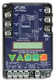 SUPERVISORES - DETECTOR TRIFASICO ICM 450 220 VAC./ 440vac