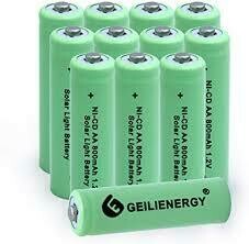 PILAS RECARGABLES 1.2 V / 1500 mah.  (2 UNIDADES)