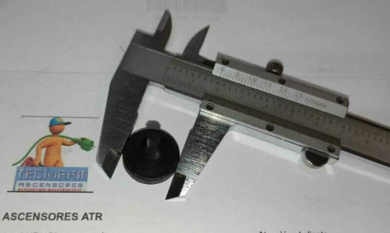 CAUCHOS AMORTIGUACION PUERTAS ASCENSOR OTIS 20 MM.