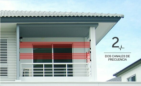 ​SENSOR FOTOBEAM PARA EXTERIOR | 60M | ACTIVO | DOBLE HAZ