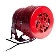 SIRENAS  METALICAS, ELIGE UNA COLOR: ROJA 105 DB 12/24 VDC