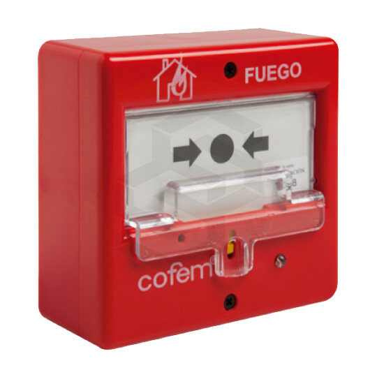 COFEM PULSADOR DE ALARMA REARMABLE CONVENCIONAL