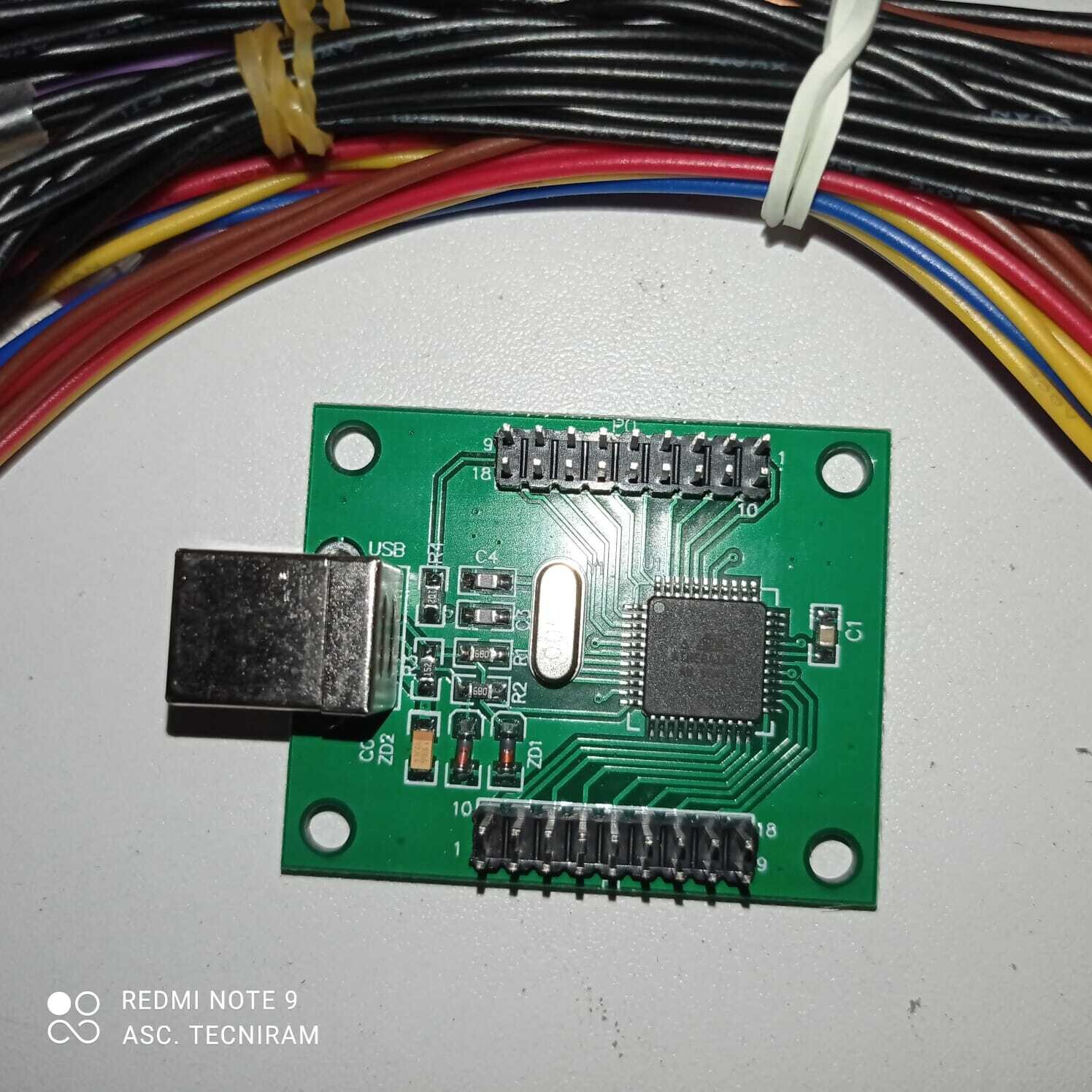 TARJETA USB PARA PC  JAMMA  VIDEO JUEGOS