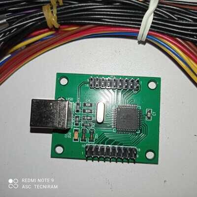 TARJETA USB PARA PC  JAMMA  VIDEO JUEGOS