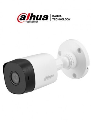 Dahua Cámara HDCVI Bullet DH-HAC-B1A11N-0280B 1Mp / Lente 1/2.7" CMOS/2.8mm/DWDR/IR 20m/IP67/ Housing Plástica