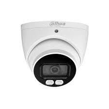 Dahua Cámara HDCVI Domo 2mp FULL COLOR Starlight / Lente fija 2.8mm / Micrófono incluido / DWDR / Max. LEDs Length 20m / IP67 / Metálica+Plástica / Full Color 24/7