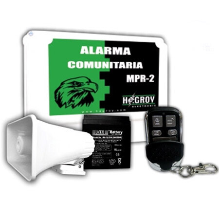 ALARMA COMUNITARIA O VECINAL MPR2 (KIT COMPLETO)