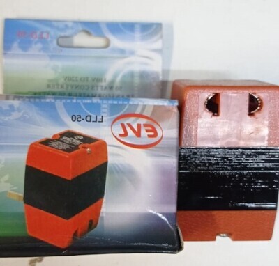 TRANSFORMADOR DE 50 WATTS  CONVERSOR 120 A 220 VAC.