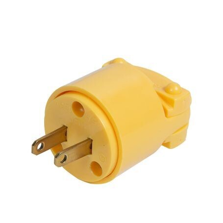 ENCHUFES, ENCHUFES: 3- ENCHUFE  AMARILLO VINYL 2P 15A EATON