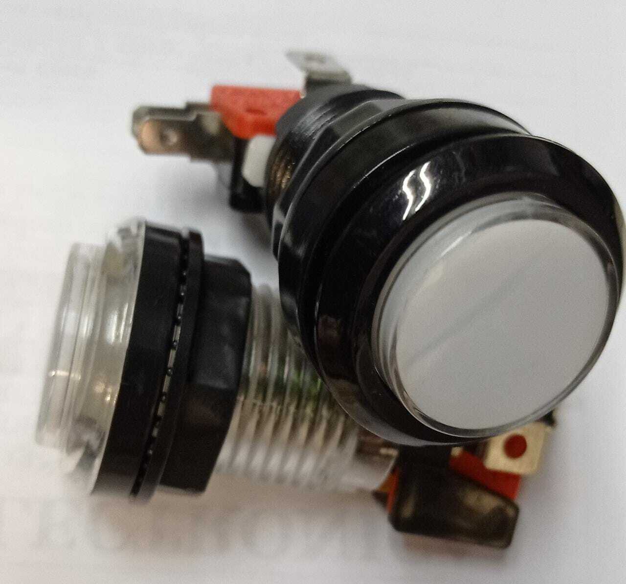 PULSADOR LUMINOSO LED  22MM BLANCO