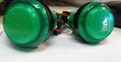 PULSADOR LUMINOSO LED 27MM VERDE