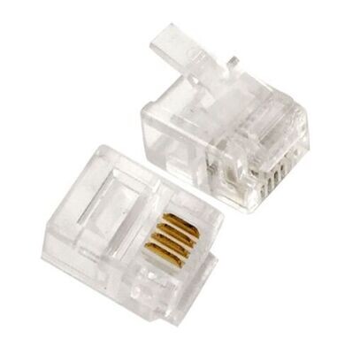 CONECTOR TELEFONICO  RJ11- CAT3