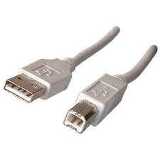 CABLE USB 2.0 TIPO AB PARA IMPRESORAS DE 1.5MT