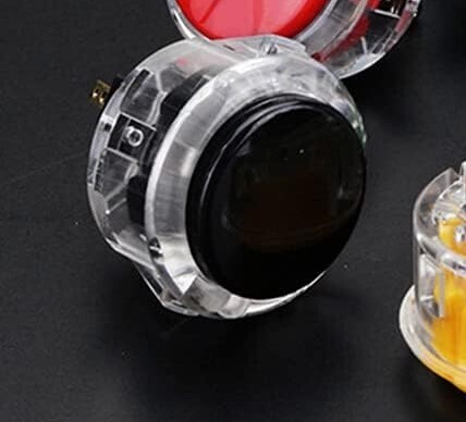PULSADOR 22 MM CONSOLA ARCADE NEGRO