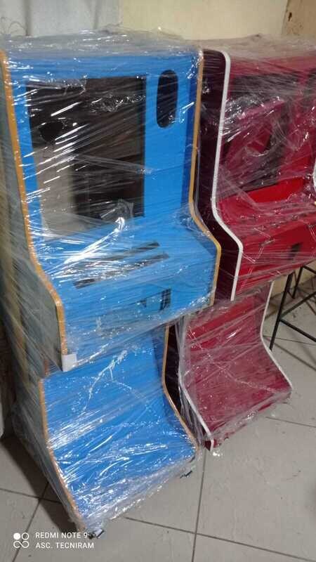 CAJON MADERA MAQUINA CUERPO COMPLETO DOBLE MONEDERO.