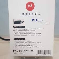 CARGADOR MOTOROLA CARGA RAPIDA TIPO C