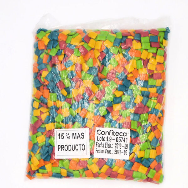 FUNDA DE CHICLES TIPO PASTILLA 2 kilos