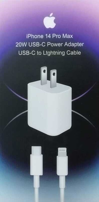 CARGADOR DE iPHONE 14 PRO MAX 20W USB