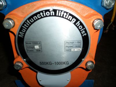 WINCHE ELECTRICO 1000KG