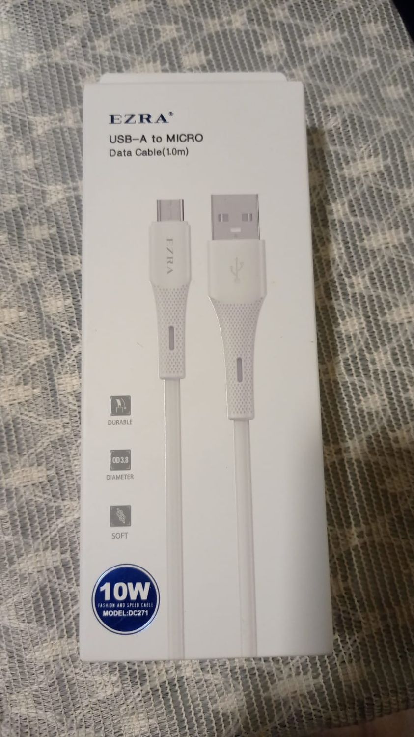 CABLE EZRA PARA CELULAR TIPO MICRO 10W