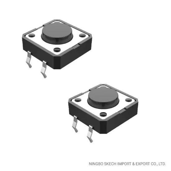 INTERRUPTOR PULSADOR NEGRO RESET TARJETA TRAGAMONEDAS 12X12MM
