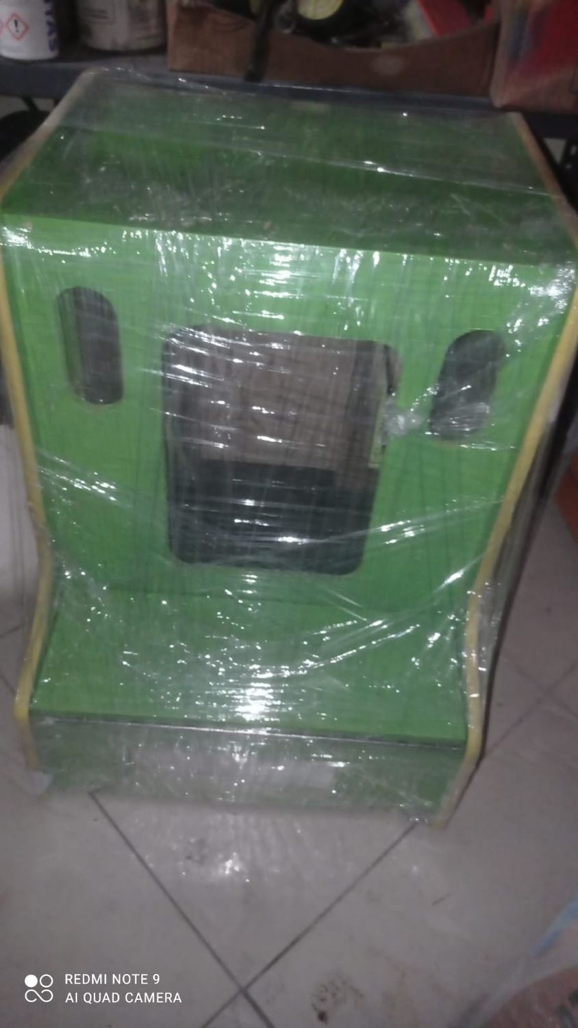 CAJON MADERA  MAQUINA JUEGO DOBLE  FICHERO