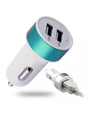 ADAPTADOR CARGADOR CARRO 2 USB