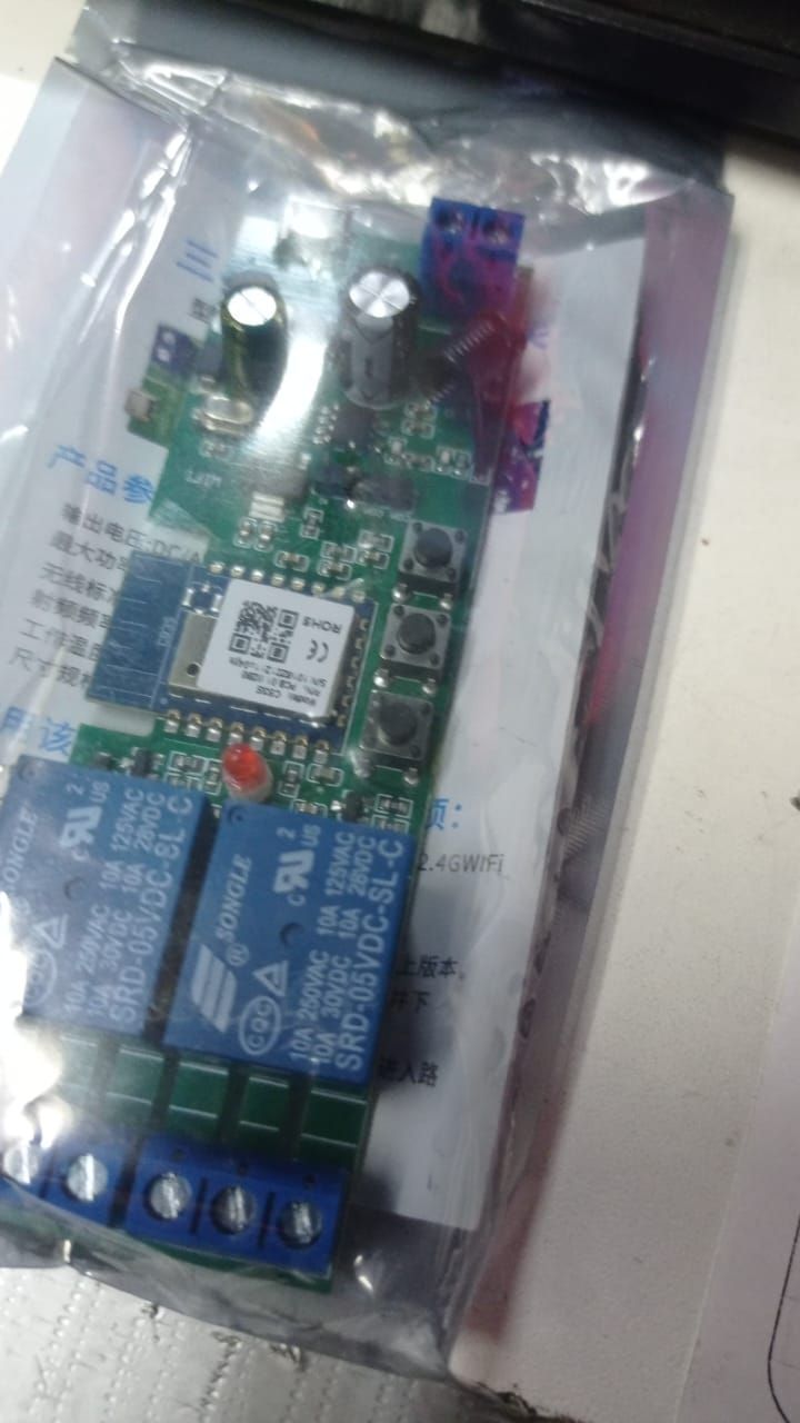 INTERRUPTOR SMART WIFI 2.4 GHZ  7-32 VDC  2000W -1.0A  /AC  USB 5V  / BLUETOOTH / MODULO DE RELE 2 CH RF