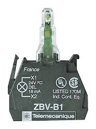 Bloque de luces Schneider Electric ZBVG1, Universal LED, Blanco, 110 → 120V