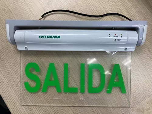 SYLVANIA SEÑALETICA DE SALIDA DE EMERGENCIA CON LUZ