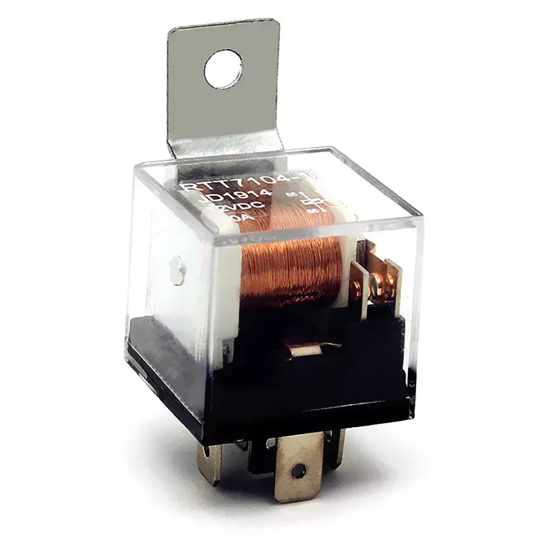 RELE 12v  5P CON LED  80 Amp.