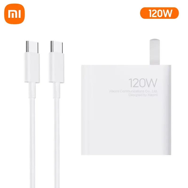 CARGADOR 120W CARGA RAPIDA XIAOMI TIPO C